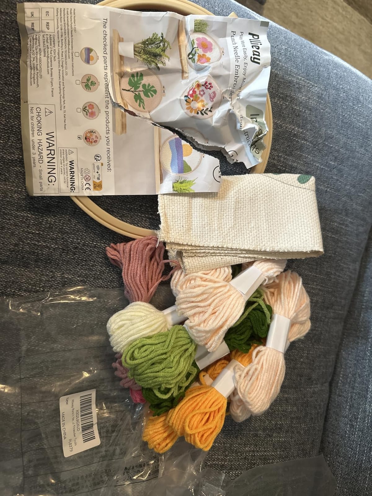 Pllieay Punch Needle Embroidery Starter Kits for Kids and Adults Beginners customer photo 1