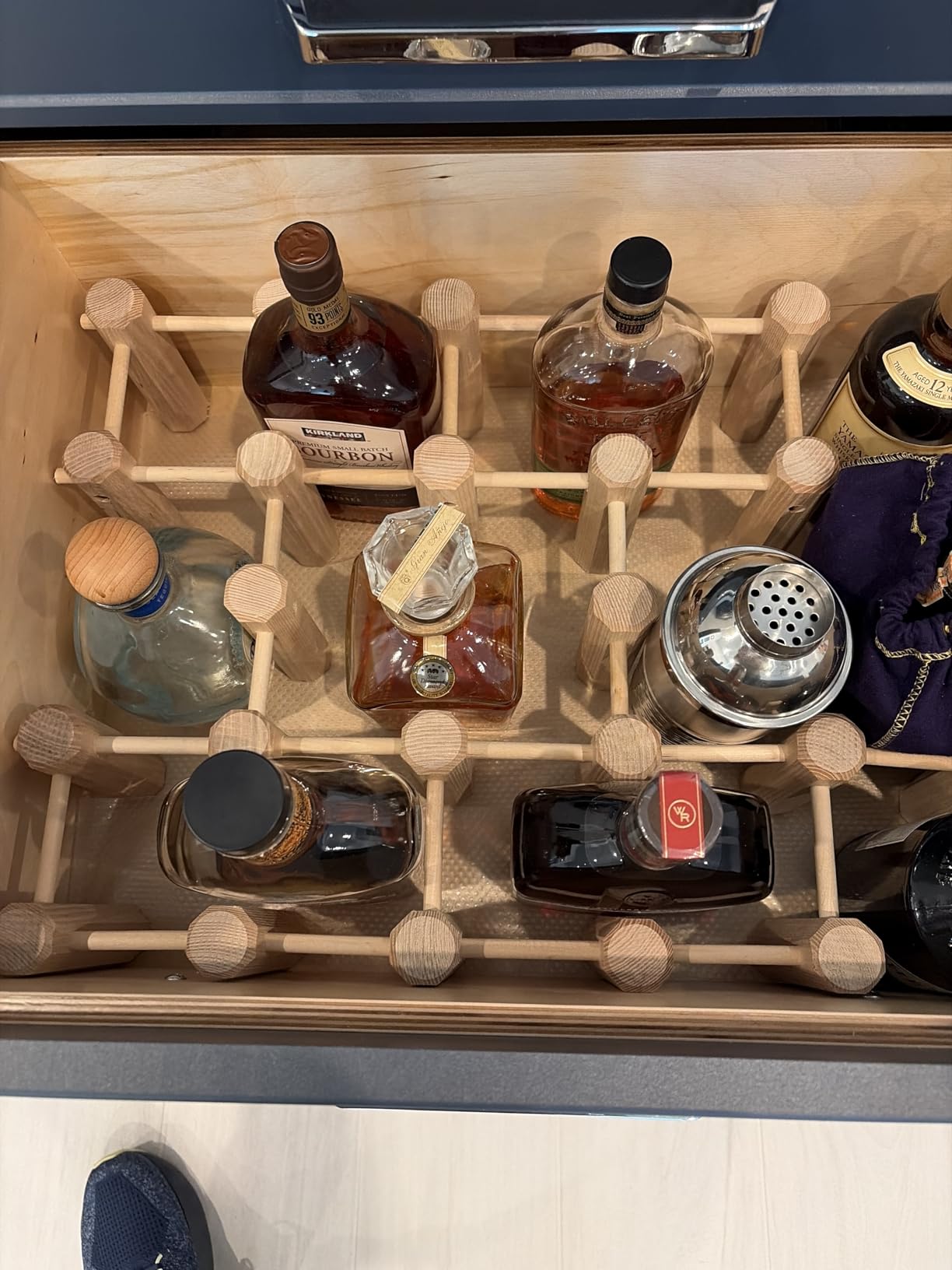 J.K. Adams Wood Modular Wine Rack, Stackable Storage Holder, 40 Bottles | Stackable Modular Hardwood Wine Rack Holds 40 Standard 750ml Bottles For Customizable Cellar And Bar Storage customer photo 2