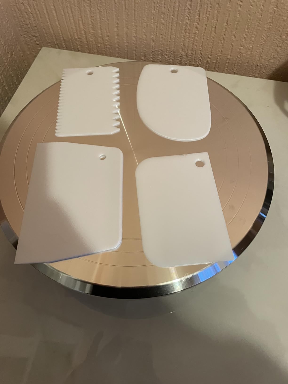 Puroma Aluminum Cake Turntable Rotating Decorating Kits for Cake Cupcake customer photo 1