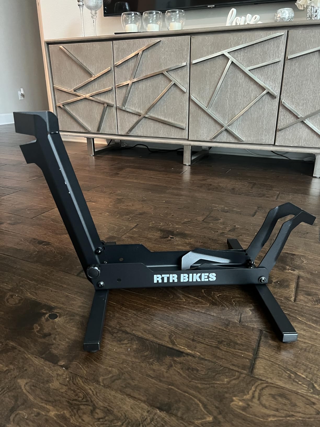 RTR BIKES Brutus Professional Bike Floor Stand – Heavy Duty Steel Rack for E-Bikes & MTB up to 66 lbs (30kg) – Fits 26-29