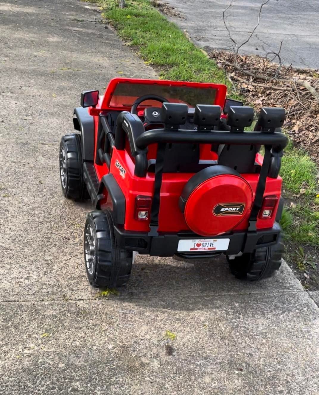 Costzon 2-Seater Ride on Truck, 12V Battery Powered Electric Vehicle Toy w/Storage, Remote Control, 3 Speed, LED Lights, MP3, Horn, Music, 2 Doors Open, Spring Suspension, Ride on Car for Kids (Pink) customer photo 2