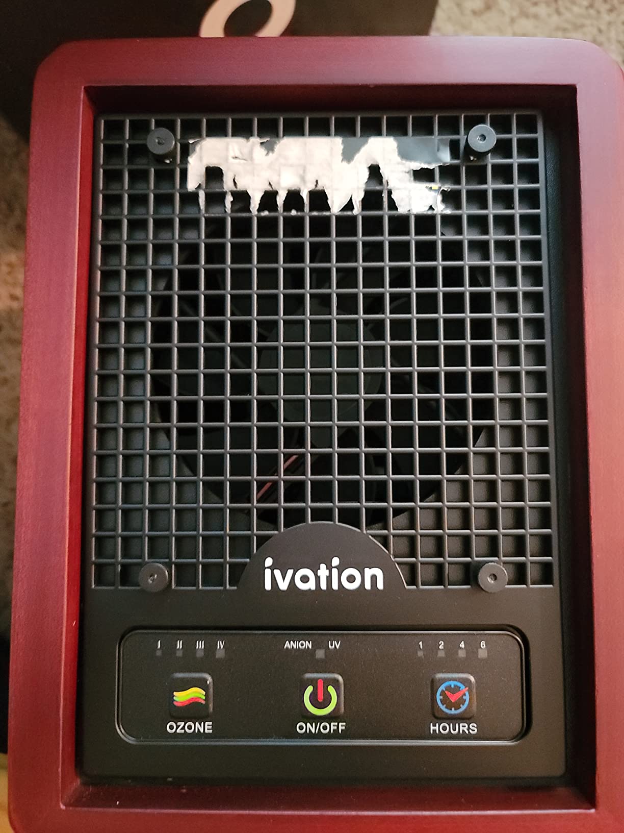 Ivation 5-in-1 Air Purifier, Ozone Generator, UV & Carbon Filter, Timer customer photo 2