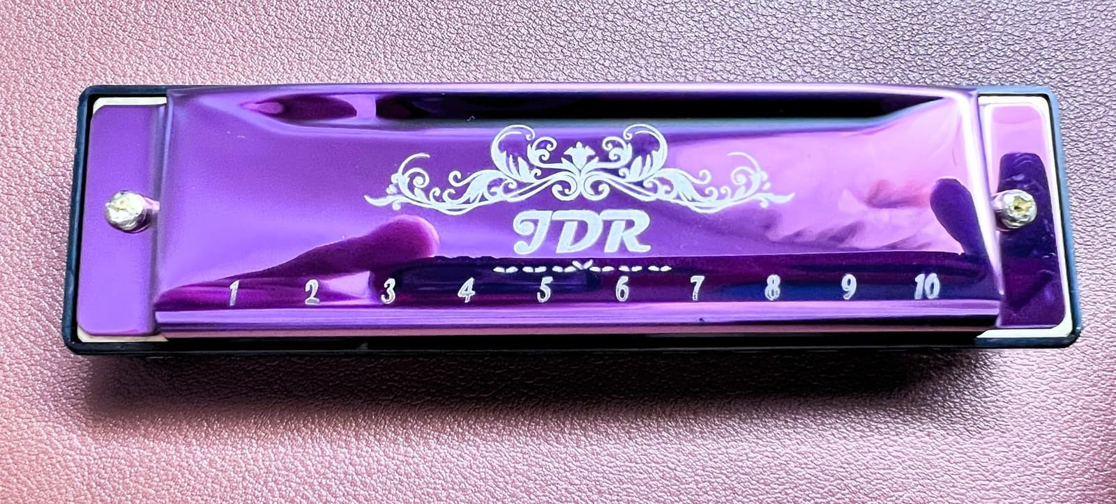JDR Harmonica Set of 7 Key of C D E F G A Bb 10 Holes 20 Tones Blues Harp Diatonic Mouth Organ armonica with EVA Protective Case for Adults Kids Beginner Professional Intermediate Student Gift Black customer photo 2