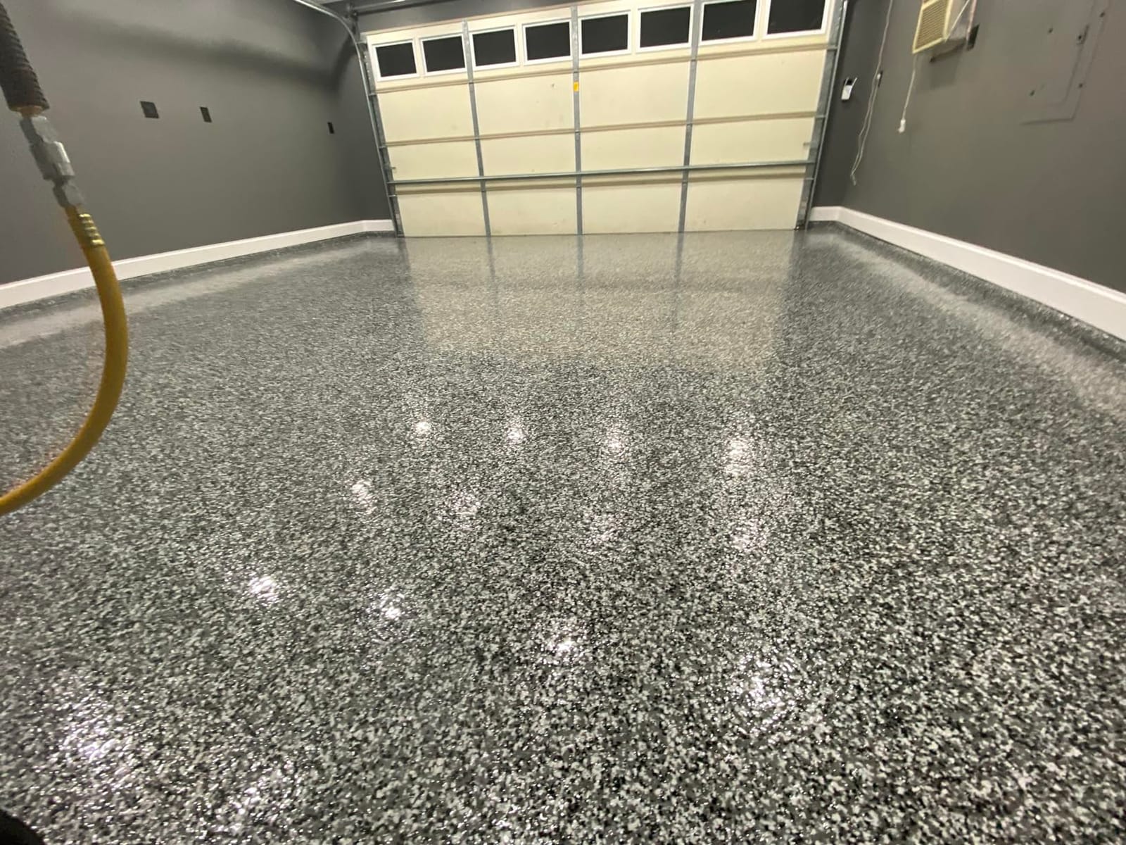 Everflow MPC Clear Epoxy Resin Floor Coating Kit, 3 Gallon | Garage floor epoxy kit. 100% solids, self-leveling epoxy resin coating for garages and commercial concrete floors. customer photo 1