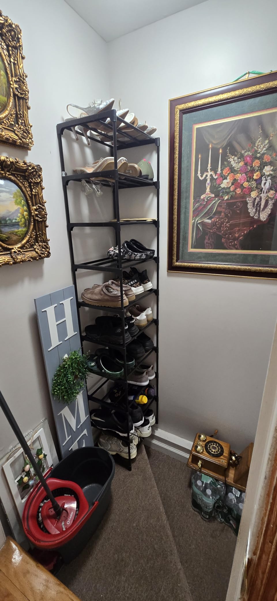 OYREL Shoe Rack - Sturdy Metal Shoes Storage Organizer for Closet, Entryway customer photo 1