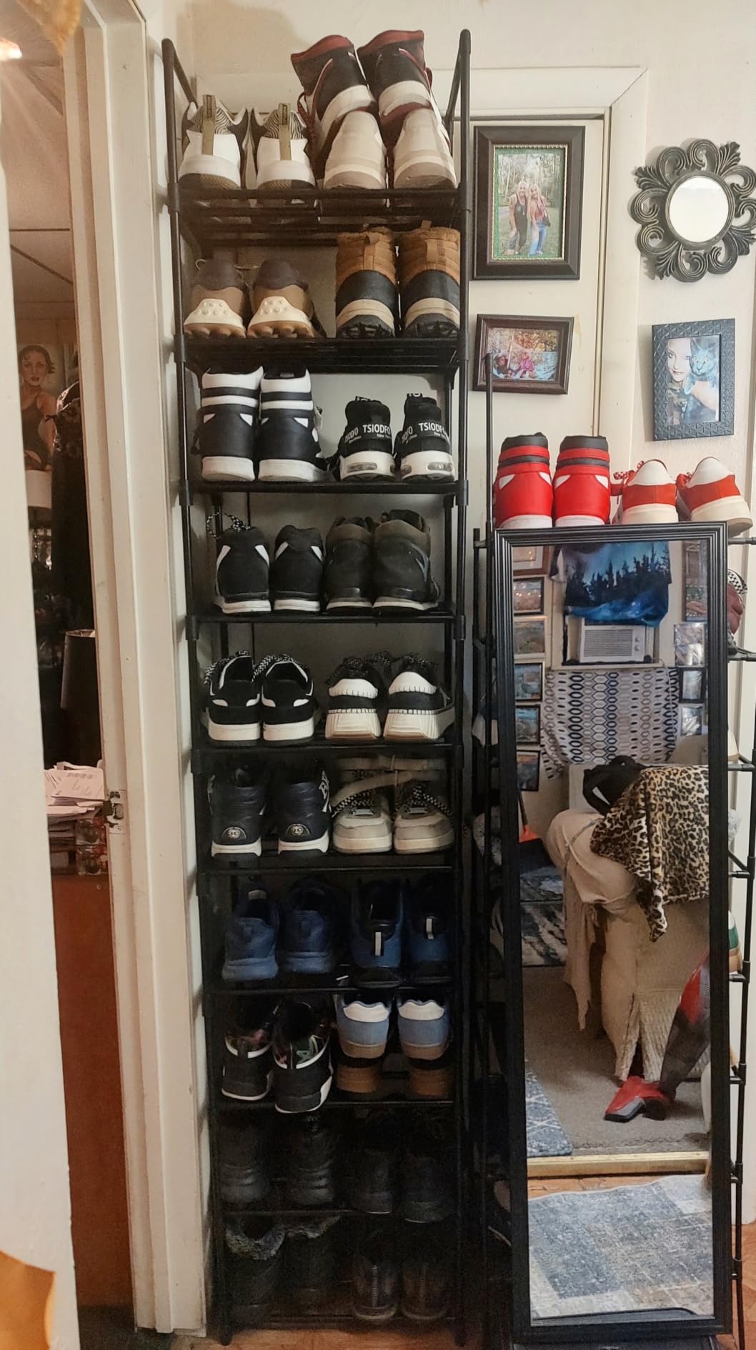 OYREL Shoe Rack - Sturdy Metal Shoes Storage Organizer for Closet, Entryway customer photo 2
