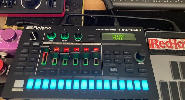 Roland TR-6S Rhythm Performer | Compact Drum Machine with Six Tracks of Authentic TR Sounds including TR-808, CR-78 & More customer photo 1