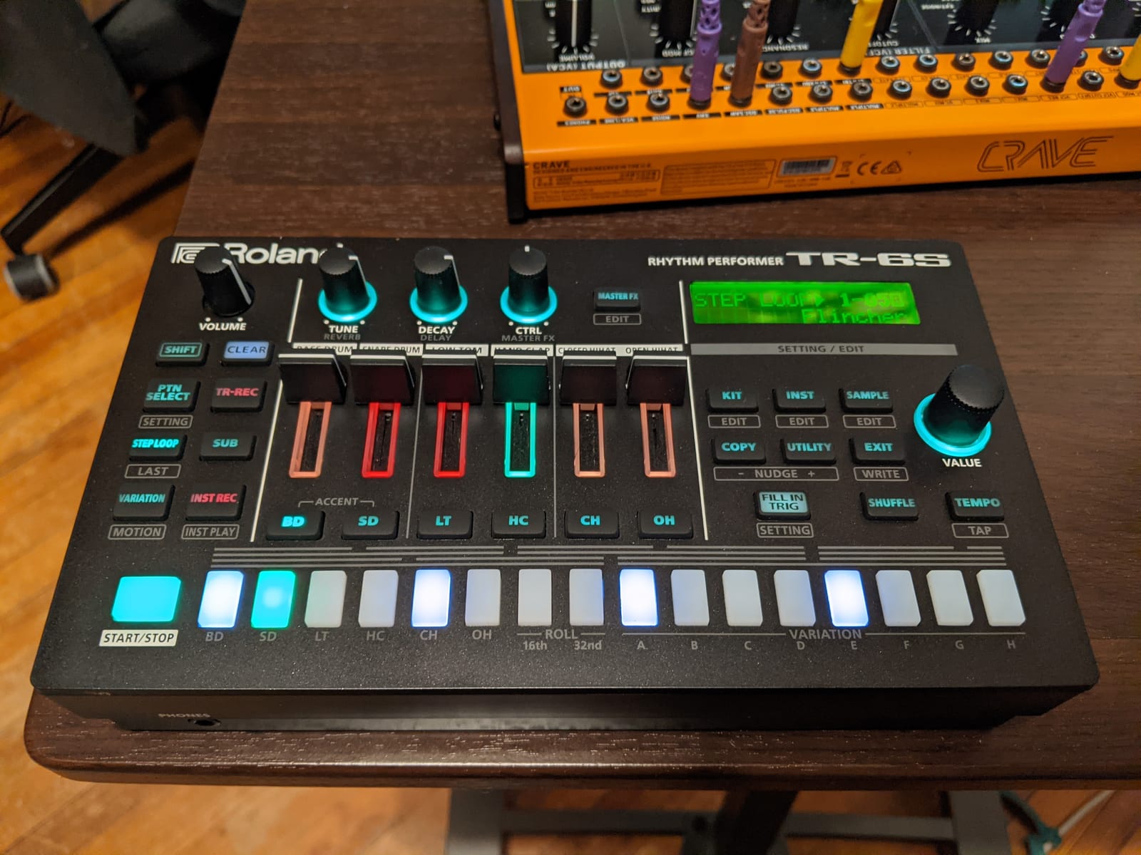 Roland TR-6S Rhythm Performer | Compact Drum Machine with Six Tracks of Authentic TR Sounds including TR-808, CR-78 & More customer photo 2
