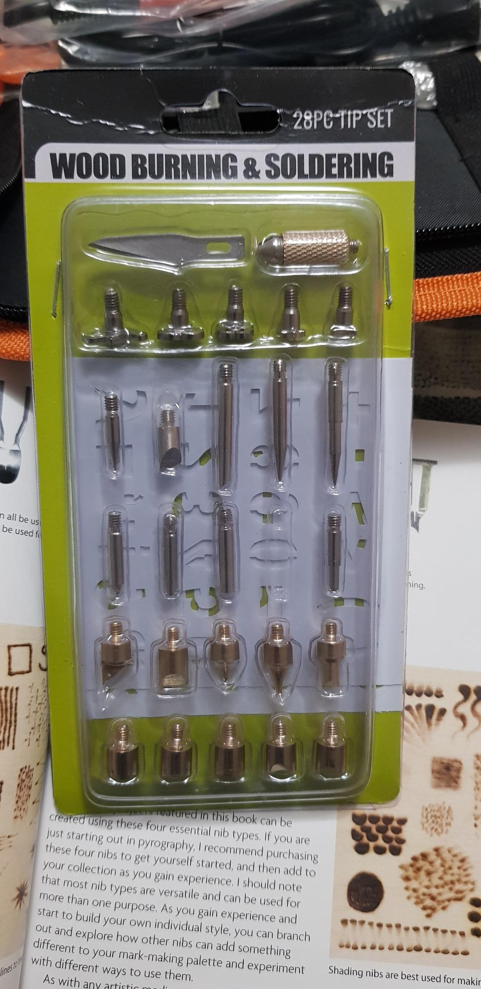 137PCS Wood burning Kit, DIY Creative Tool Set Soldering Woodburning Kit customer photo 1