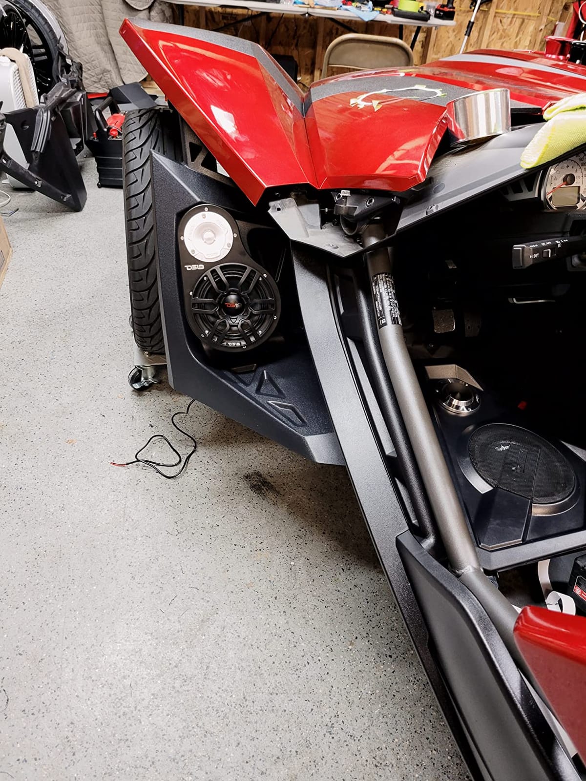 DS18 Hydro EN6P High Density Abs Universal Speaker Pods, 2-Way Pod 1 X 6.5 and 1 x 1.5 Tweeters - for All Elements Cars, Trucks, ATVs, UVTs (1 Set Left & Right - NO Speakers) customer photo 1