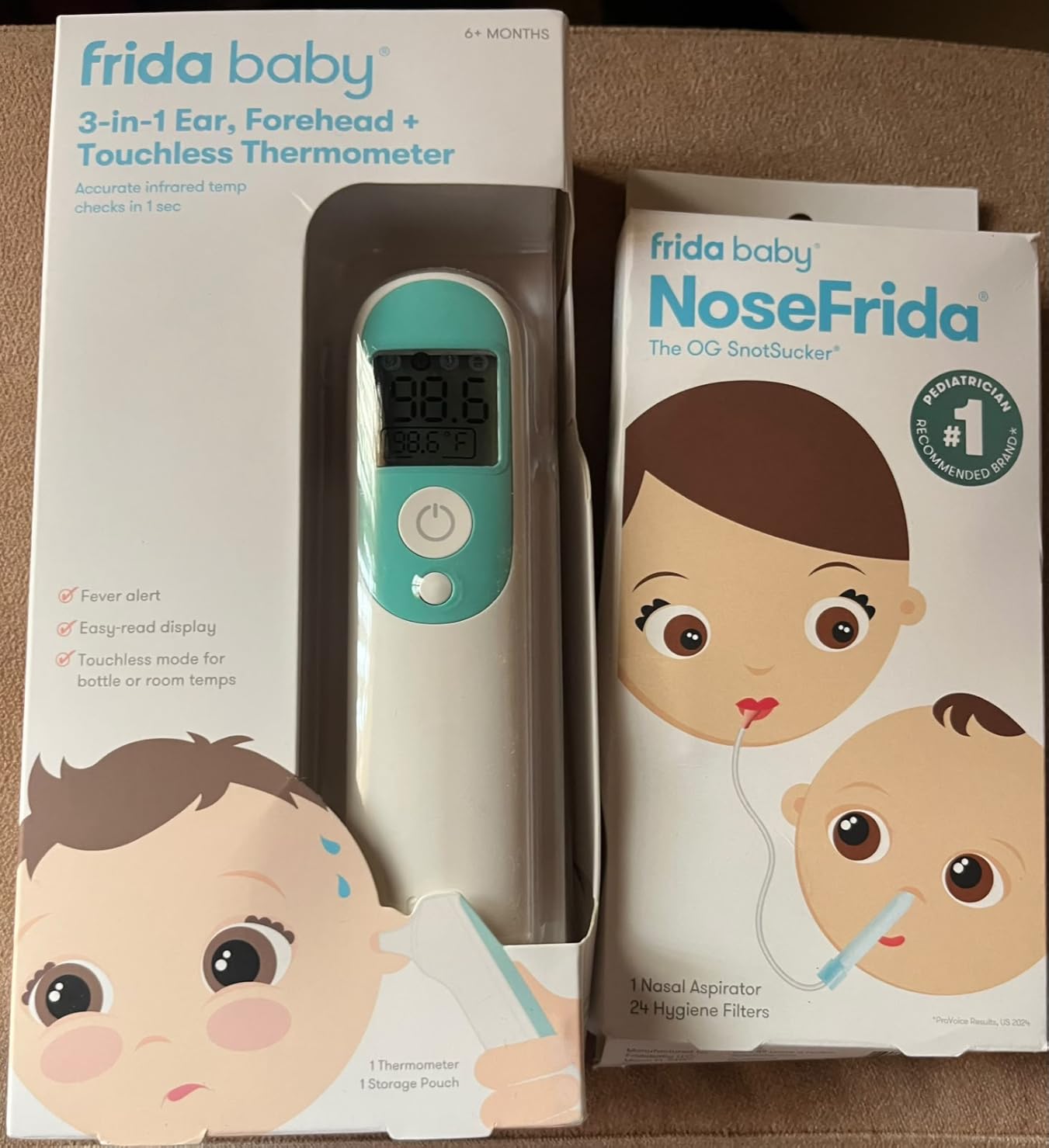 Frida Baby 3-in-1 Infrared Thermometer for Ear, Forehead & Touchless customer photo 1