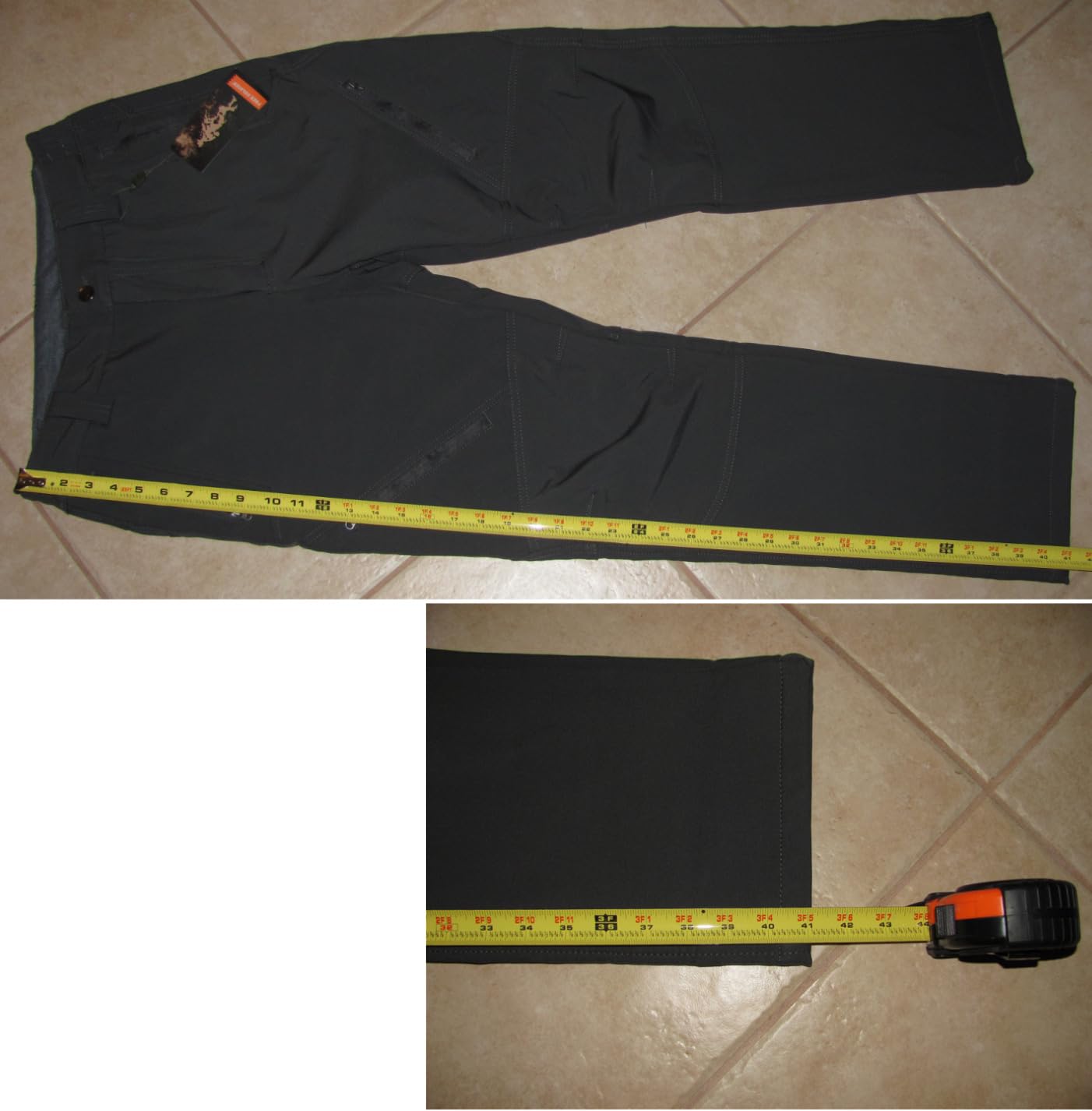 FREE SOLDIER Men's Fleece Lined Pants Softshell Snow Ski Pants customer photo 1