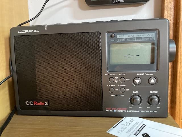 C. Crane CCRadio 3 Long Range Reception AM, FM, NOAA Weather Plus Alert and 2-Meter Ham Band Portable Digital Radio with Bluetooth customer photo 1