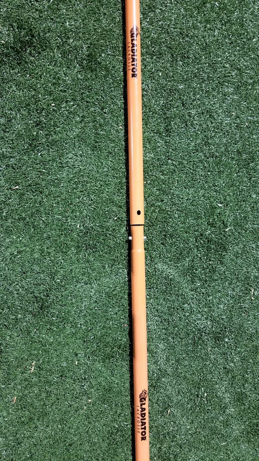 Gladiator Lacrosse Official Lacrosse Goal with a 6mm Net, Orange, 100% Steel Frame, 6 x 6-Foot, Standard, 72″ x 72″ customer photo 1