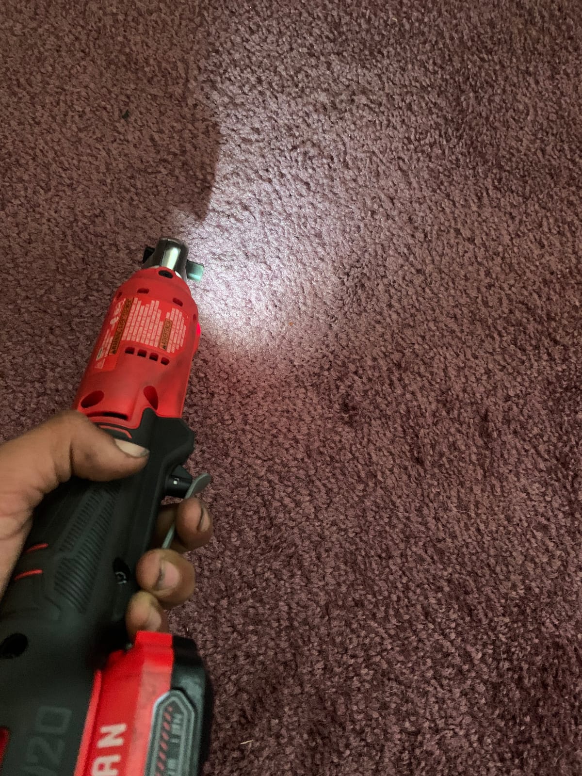 CRAFTSMAN V20 Cordless Ratchet Wrench, 3/8 inch Drive, 300 RPM, up to 35 ft-lbs of Torque, Bare Tool Only (CMCF930B) customer photo 2