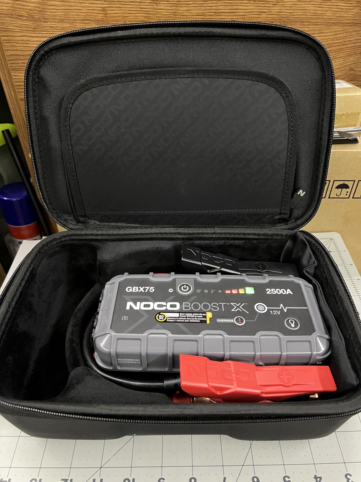 NOCO Boost GBX75 2500A UltraSafe Jump Starter, 12V Lithium Battery Booster customer photo 2