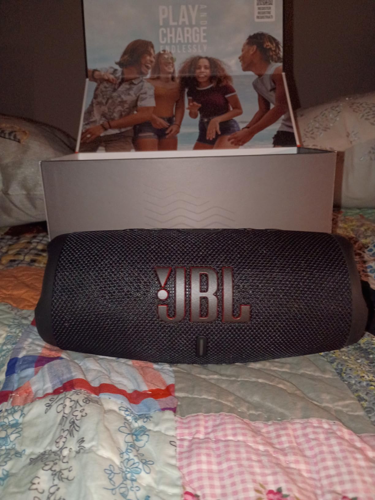 JBL Charge 5 - Portable Waterproof Speaker - Camo | Bold JBL Original Pro Sound, 20 hours of playtime, IP67 waterproof and dustproof, Wireless Bluetooth Streaming customer photo 1
