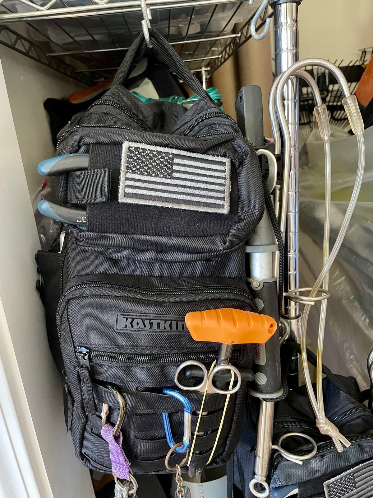 KastKing Blowbak Fishing Sling Bag, Fishing Backpack with Rod Holder | Fishing Bag Storage Fishing Gear, Gift for Men, Molle System, Water-Resistant Material customer photo 1