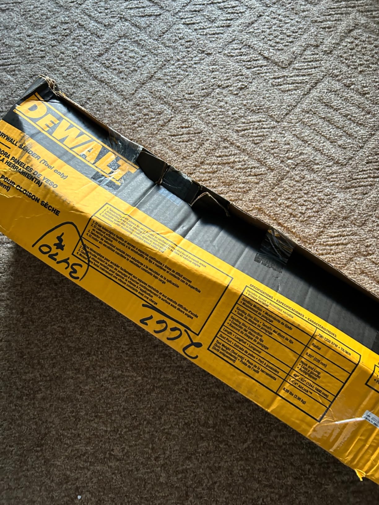 DEWALT 20V MAX Cordless Drywall Sander, Tool Only (DCE800B) customer photo 2