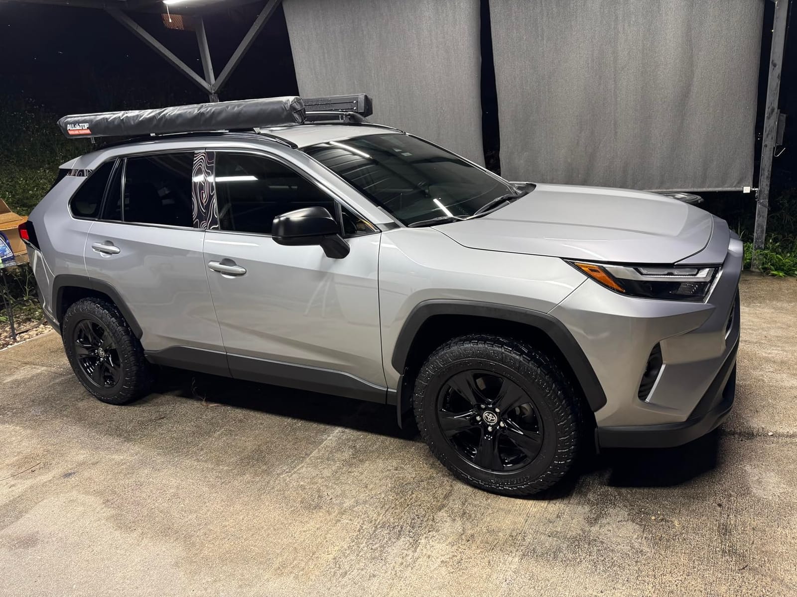 ALL-TOP Vehicle Awning 6.6'x8.2' Roof Rack Pull-Out Sun Shade UV50+, Weatherproof 4x4 Side Awning for Camping & Overland (Hardware Included) customer photo 2
