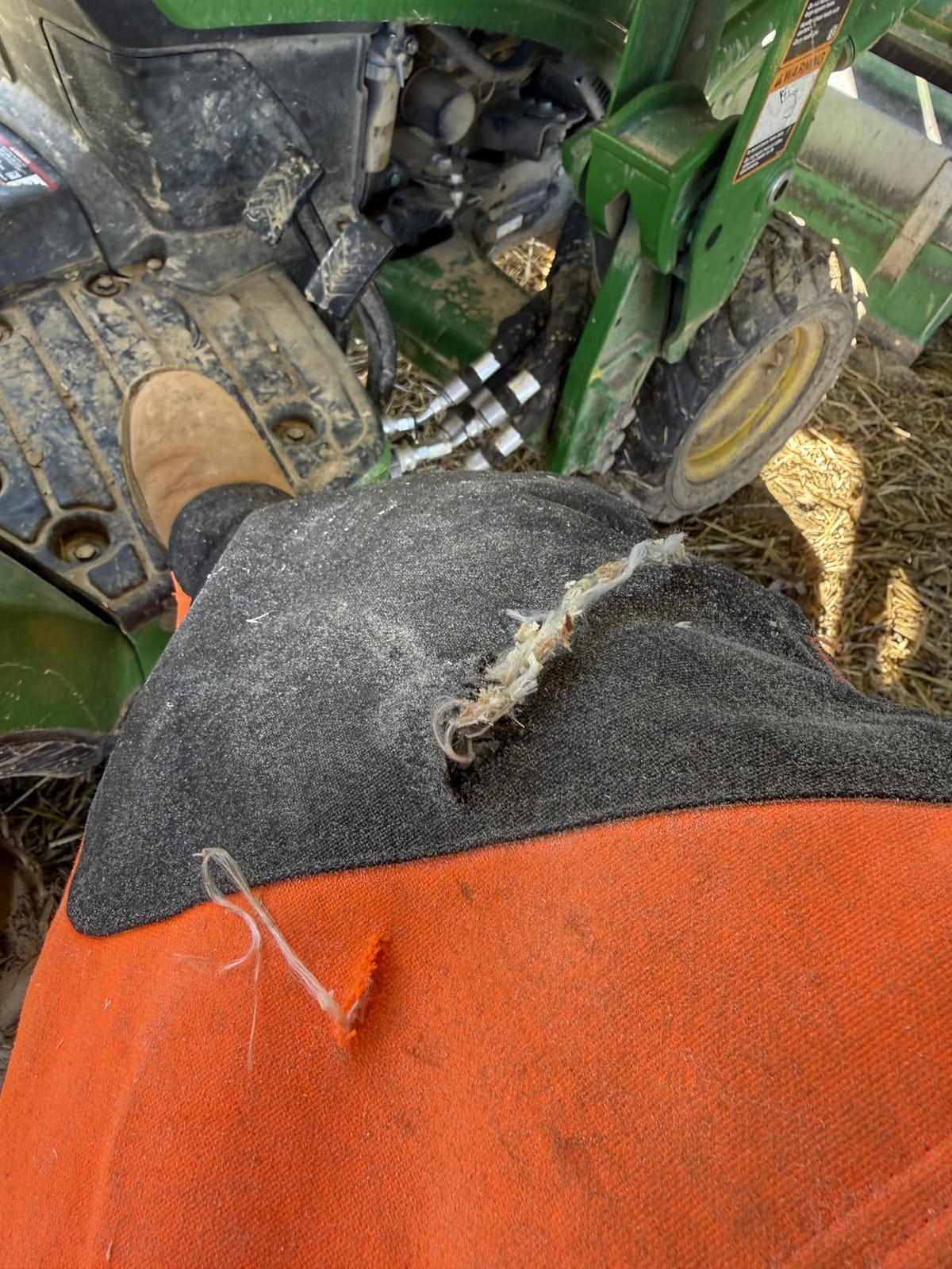 Technical Wrap Chainsaw Chaps by UL Class A, Orange Black customer photo 1