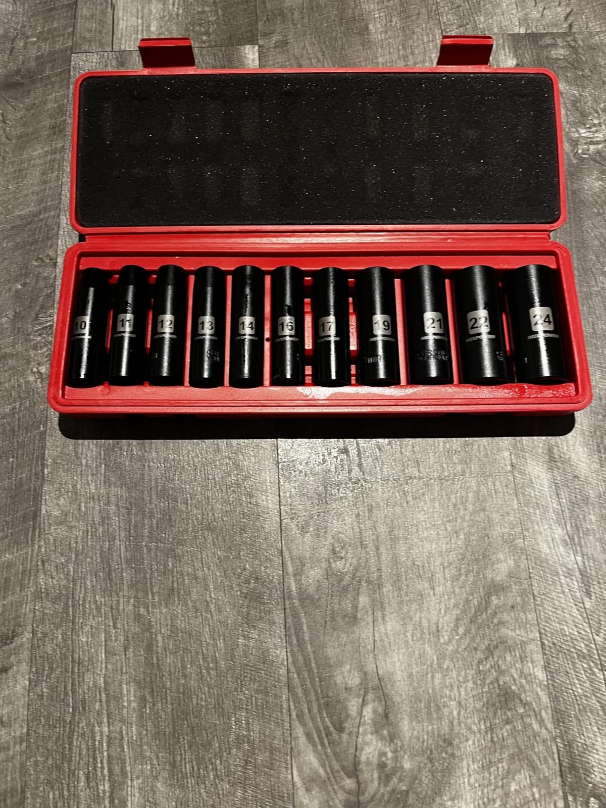 11 Pieces 1/2-Inch Drive Deep Impact Socket Set, 3/8-Inch to 1-Inch, CR-V, SAE, 6 Point, Deep customer photo 1