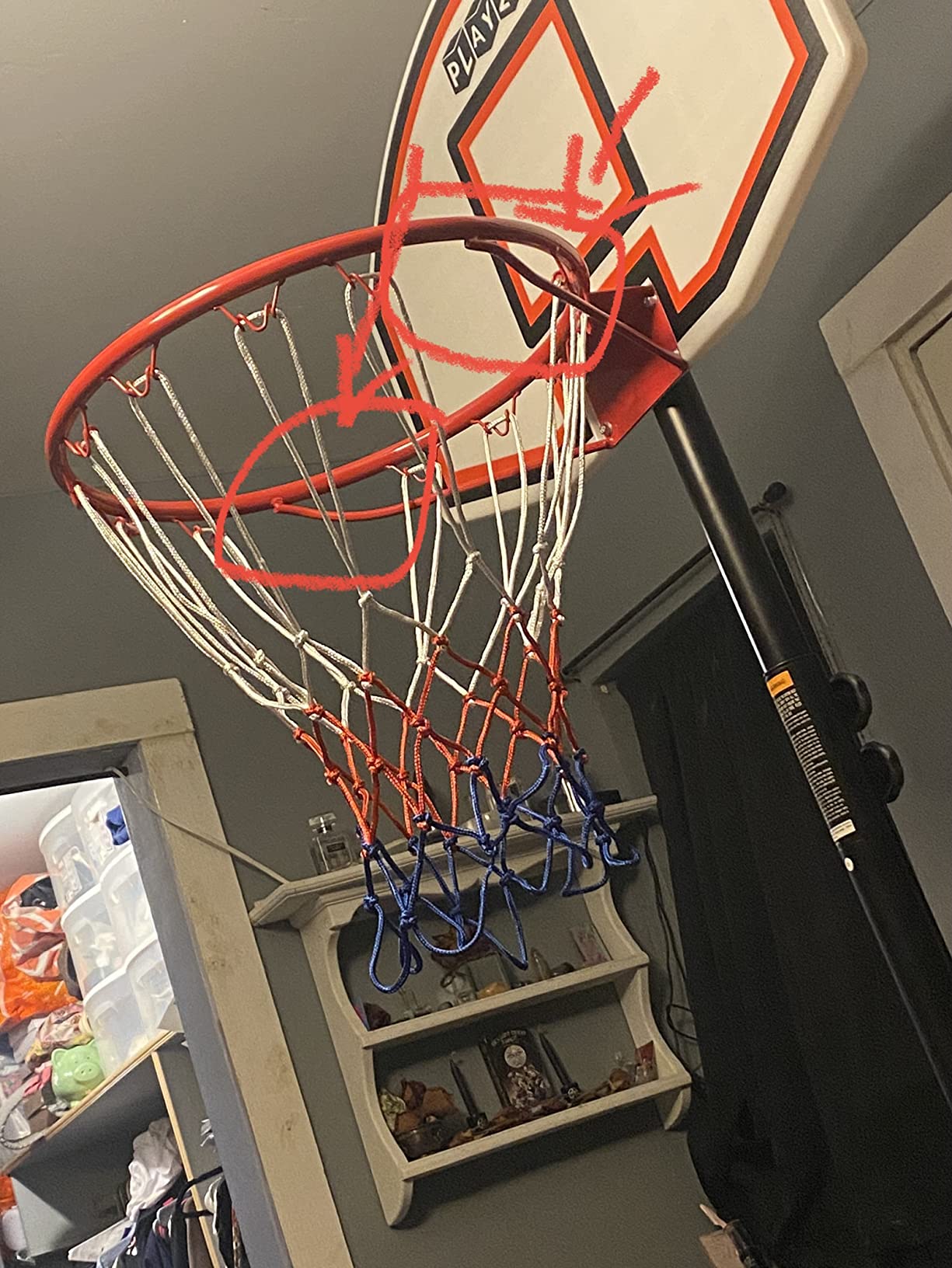Play22 Kids Basketball Hoop - 5-7 FT Adjustable - Indoor & Outdoor Play customer photo 1