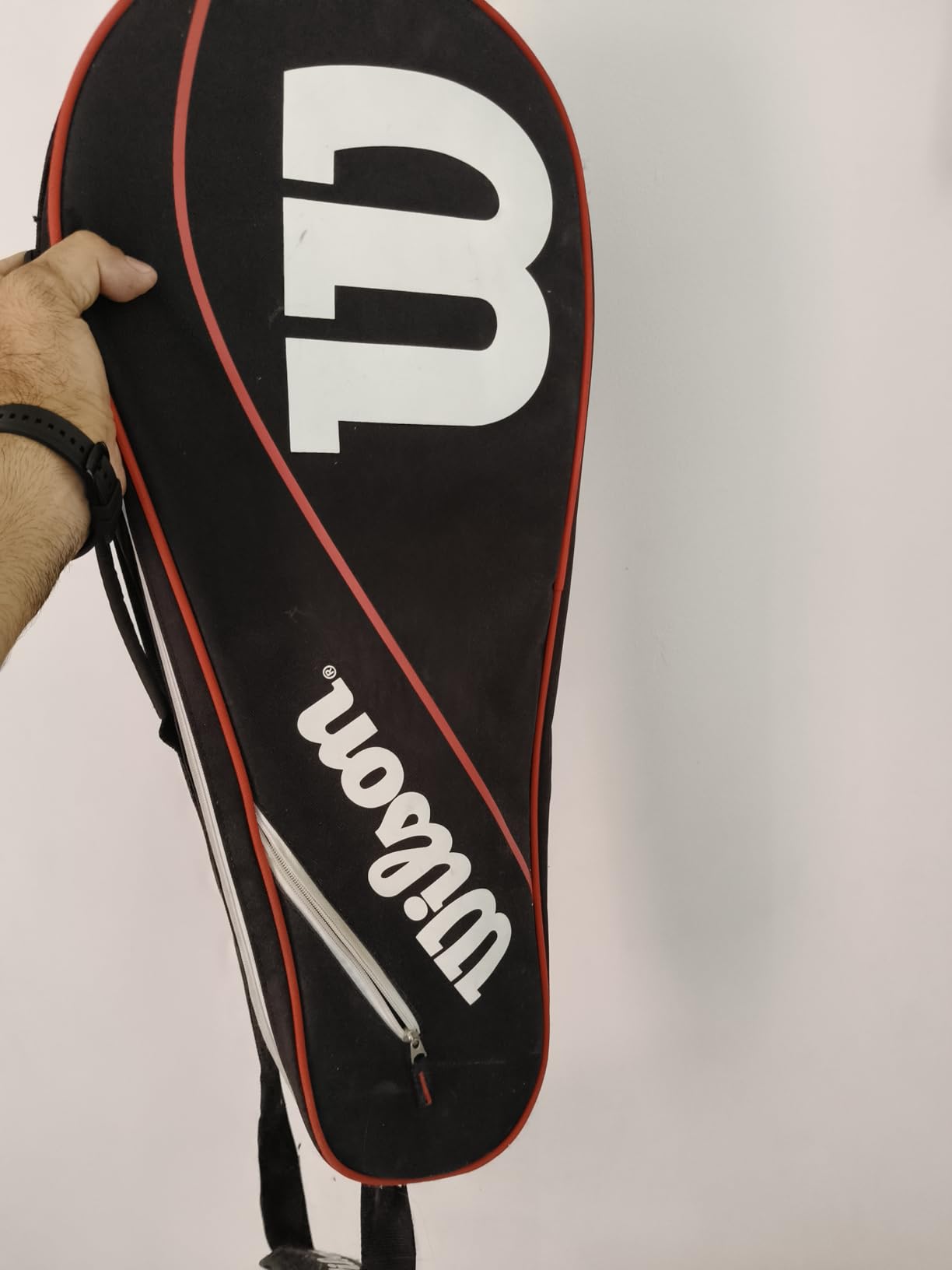 Tennis Racket Bag (3-5 Racquet), with Shoe & Phone Compartment and Protective Pad, Super Roomy and Lightweight Racquet Bag for Tennis, Badminton customer photo 1