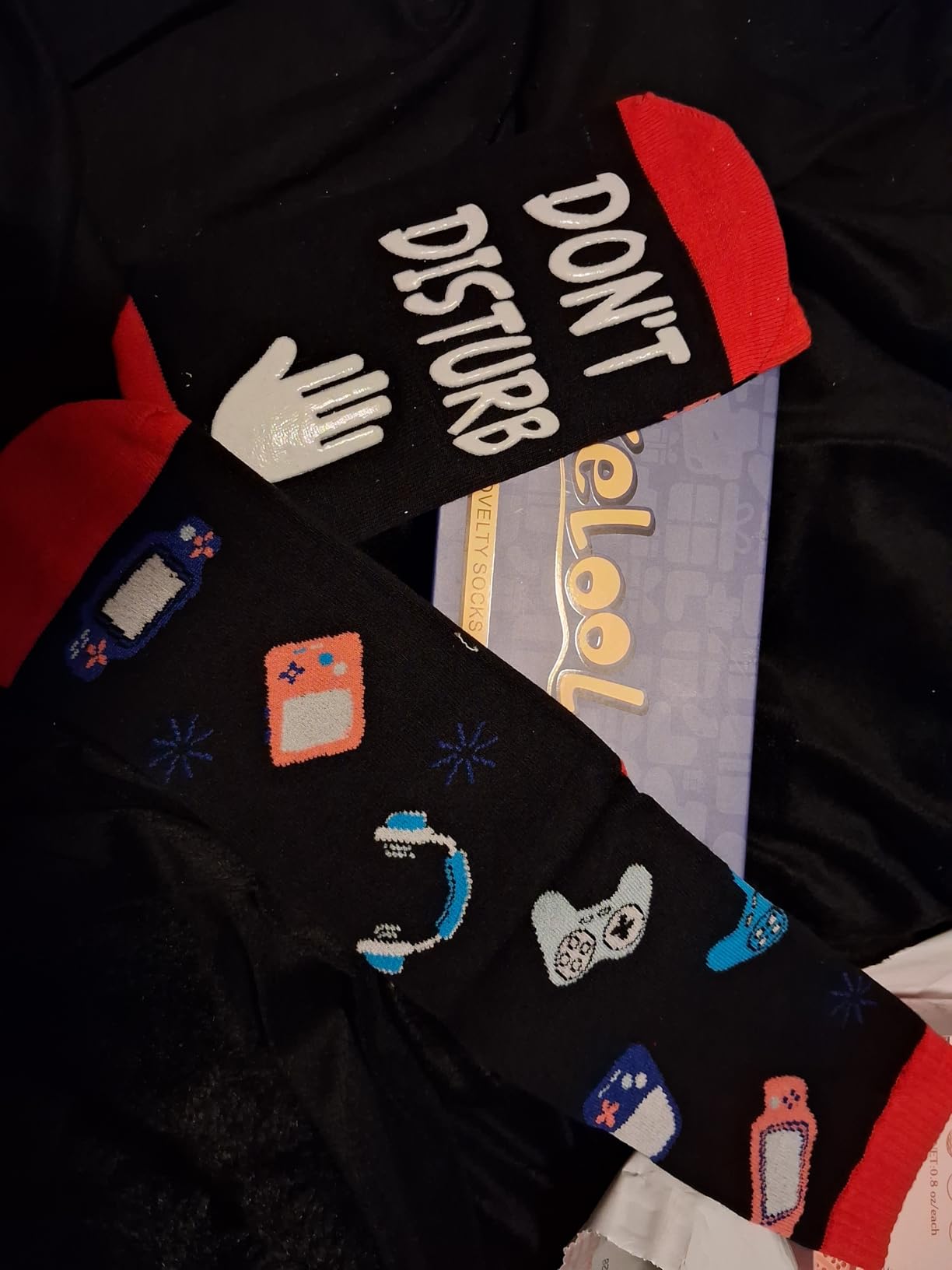 Stocking Stuffers for Men Teen Boys Gifts for Men Christmas Gamer Gifts | Do Not Disturb Im Gaming Funny Socks for Men Stocking Stuffers Christmas Men Gifts Socks for Boy Kids Teenage Birthday Gifts customer photo 1