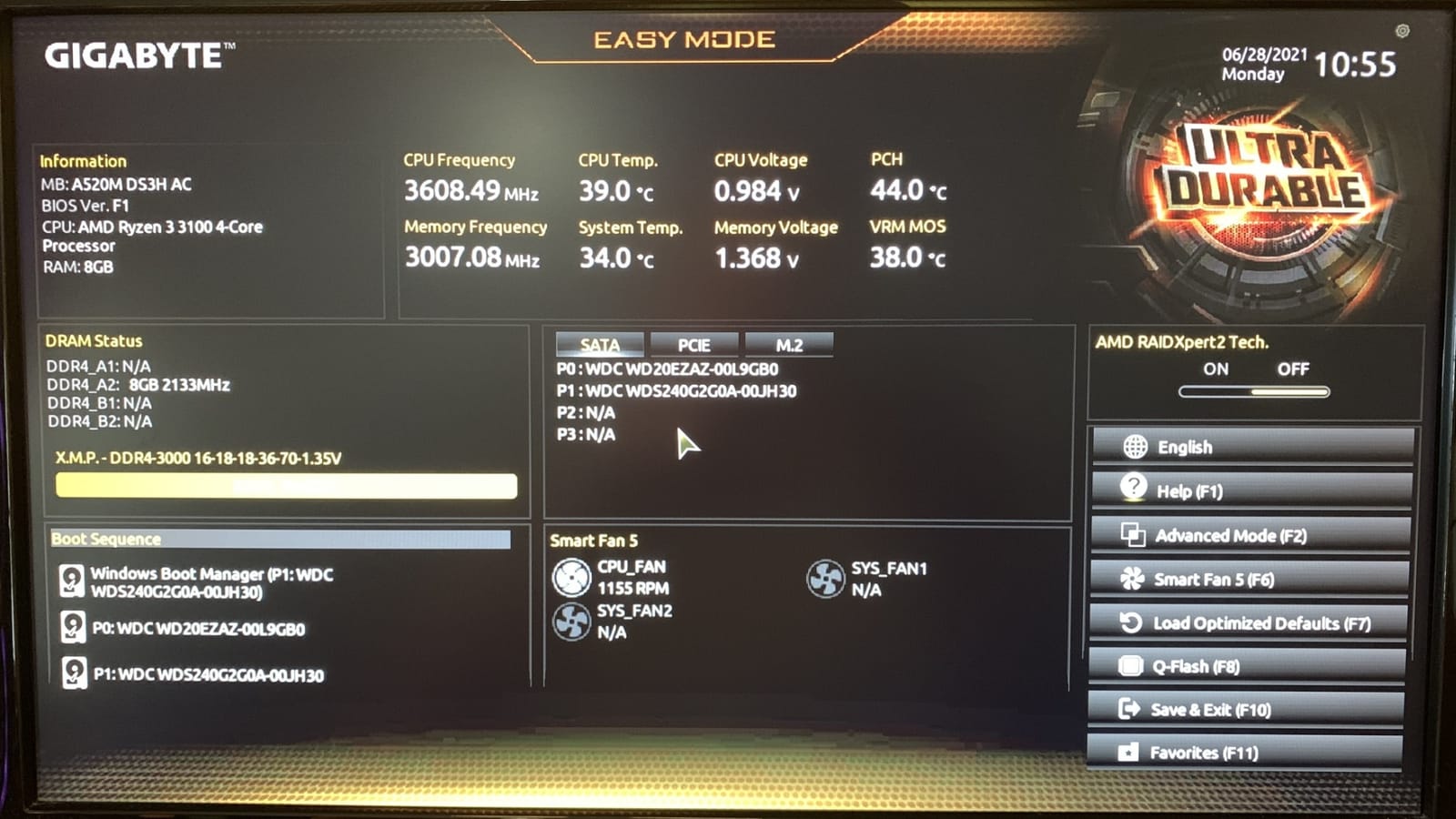 CYBERPOWERPC Gamer Master Gaming PC, AMD Ryzen 3 3100 3.6GHz, 8GB DDR4, Radeon RX 550 2GB, 240GB SSD, 2TB HDD, WiFi Ready & Win 10 Home(GMA888A5) customer photo 2