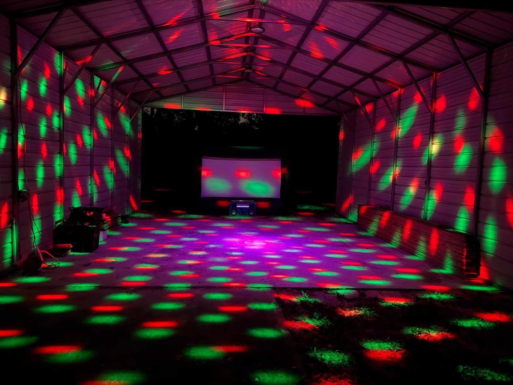 Party Lights DJ Disco Ball & LED Stage Strobe Light with Sound-Activated 10ft USB-C Cable,Remote,Disco Lights for Parties Indoor Use,Birthday,Dance,Clubs,Bar,Living Room,Weddings, Holidays Décor customer photo 1