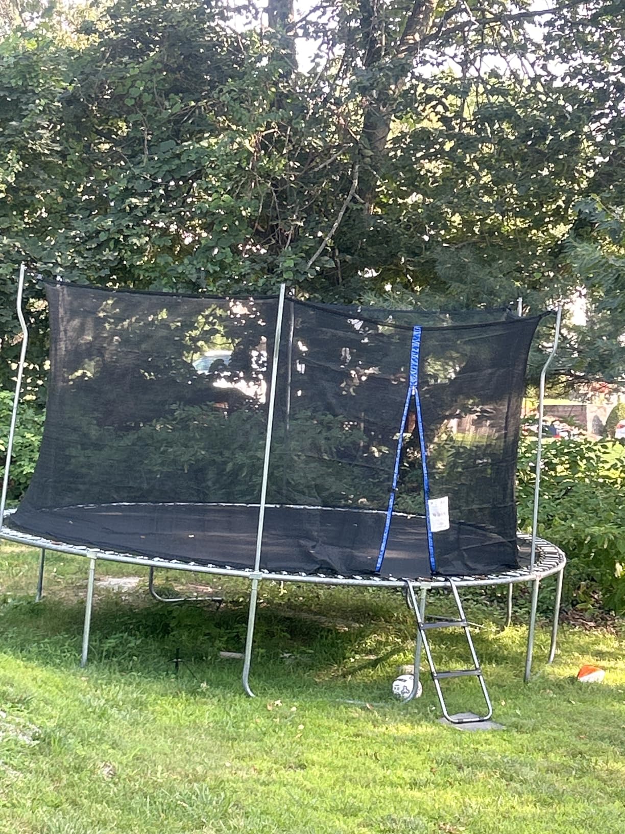 Cliselda Round Trampoline Replacement Safety Net for 6 Straight Poles customer photo 1