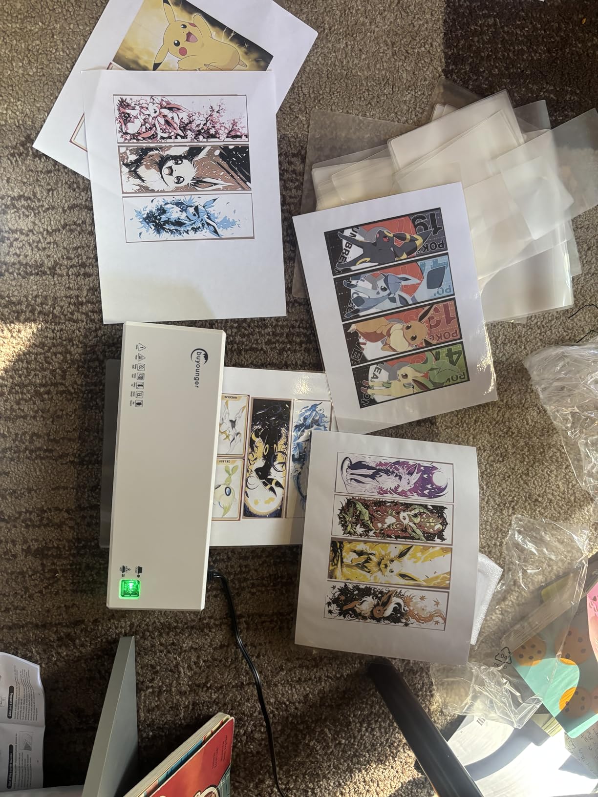 Buyounger 9 Inch Thermal Laminator Machine Set with 40 Sheets customer photo 1