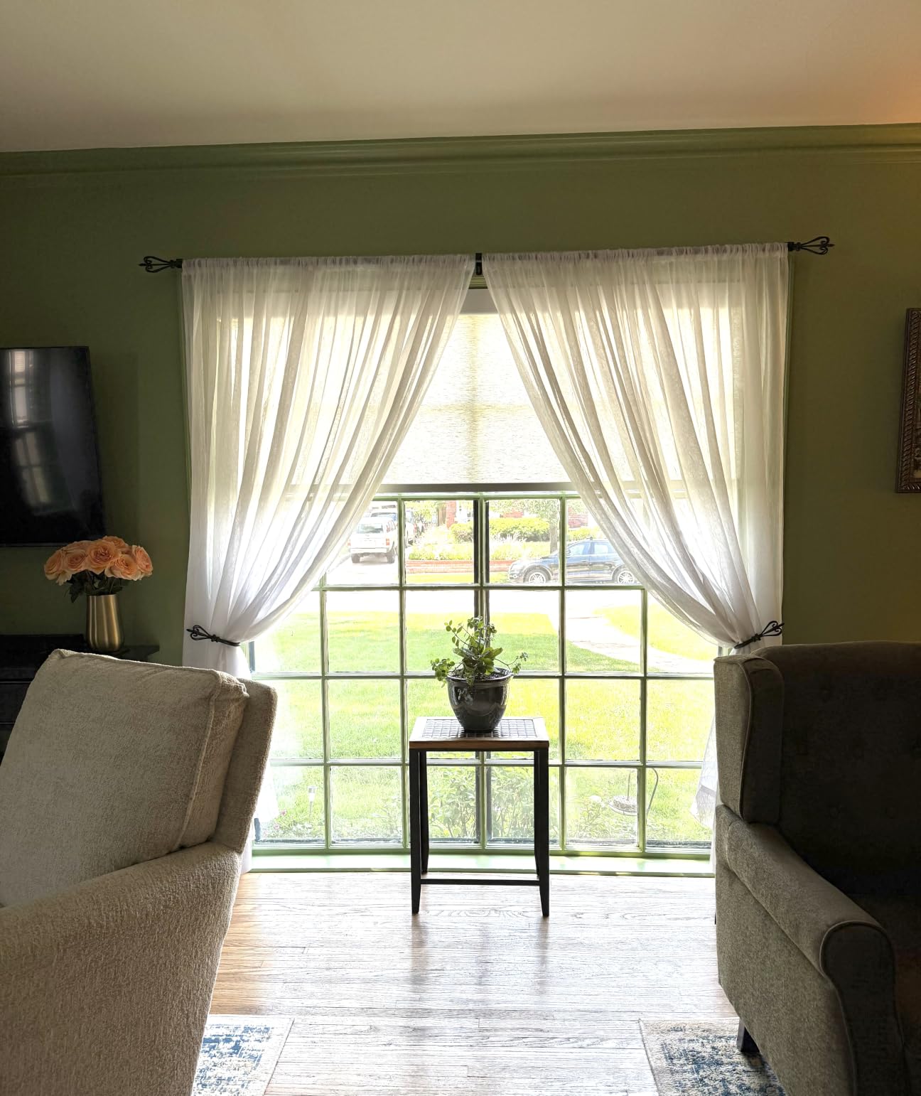 Persilux Free-Stop Cordless Roller Shades for Windows (Cream 23