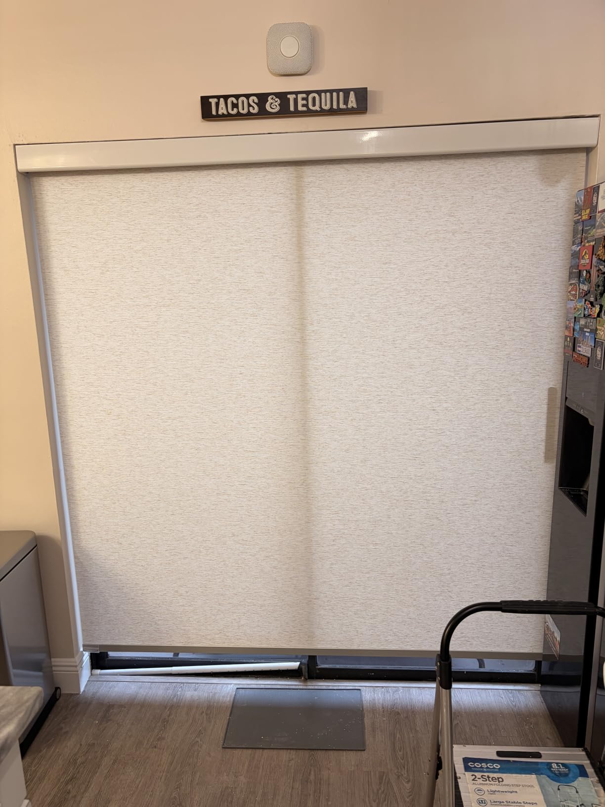 Persilux Free-Stop Cordless Light Filtering Roller Shades for Windows (Cream 34