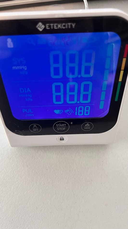 Etekcity Bluetooth Blood Pressure Monitor for Home Use, Upper Arm, FSA customer photo 2