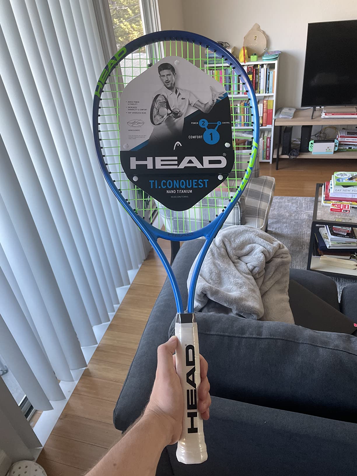 HEAD Ti. Conquest Tennis Racquet customer photo 1