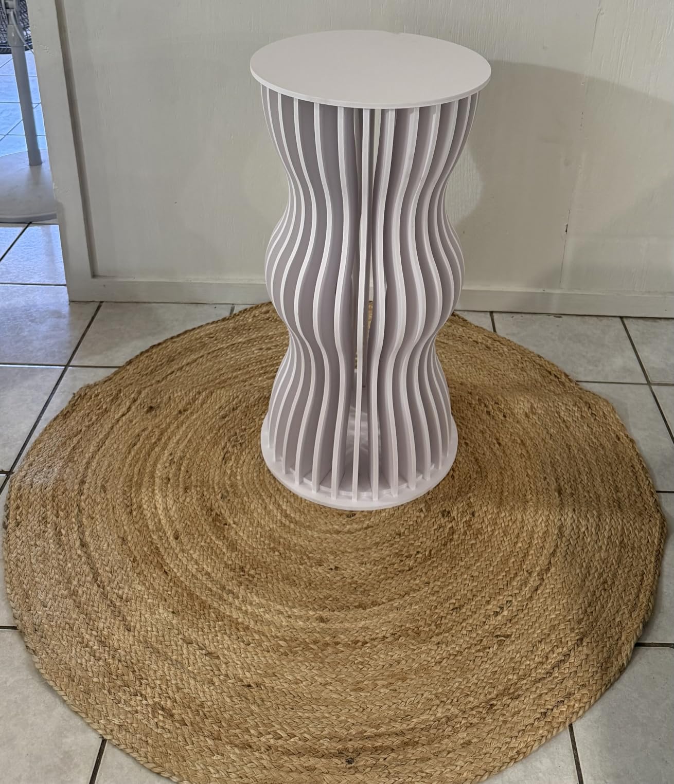 Hausattire Jute Braided Woven Kitchen Rug 2x3 Feet - Natural customer photo 1