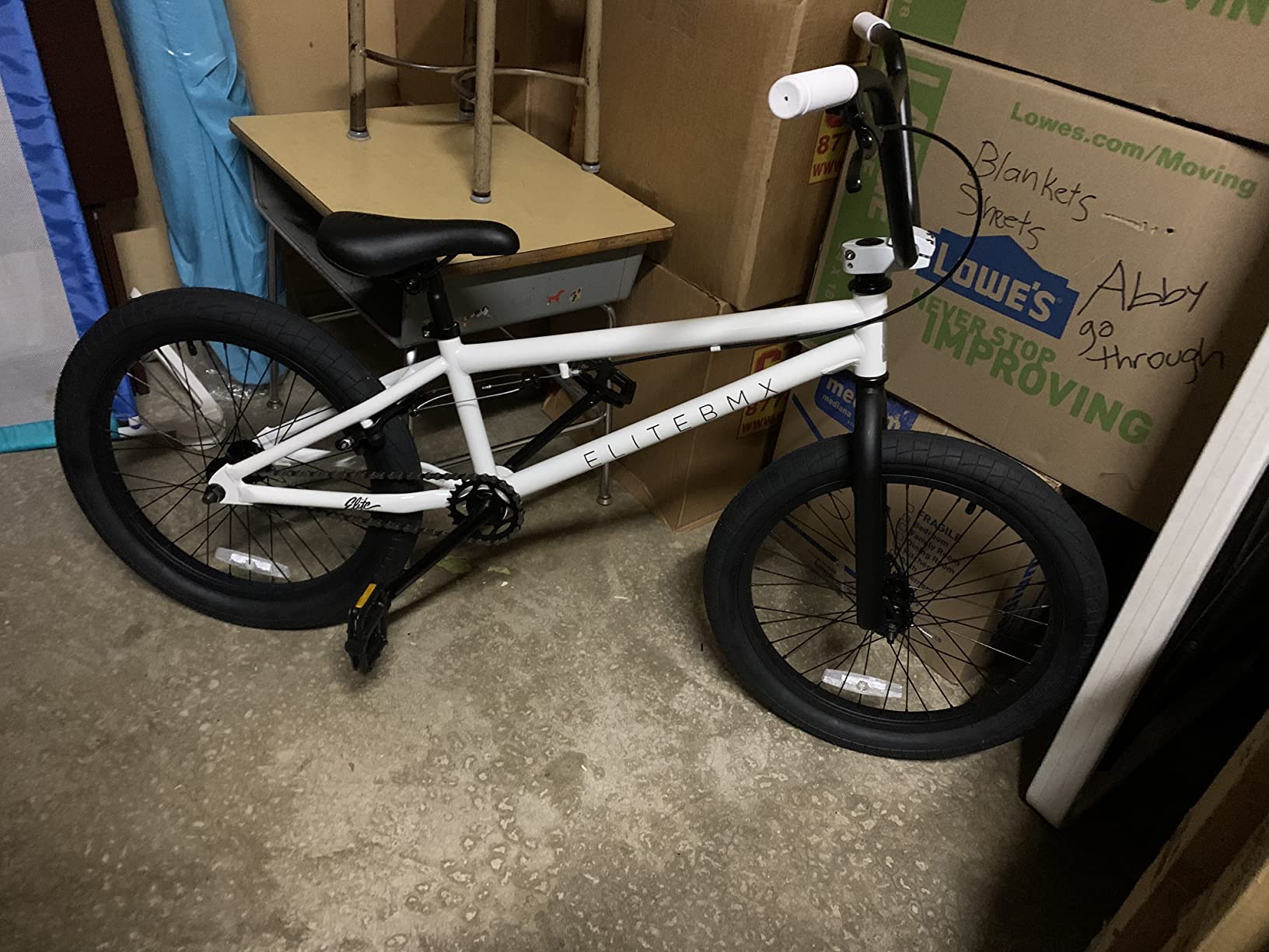 Elite BMX Stealth Freestyle Bike for Youth & Adults, Durable Steel Frame, Available in 16