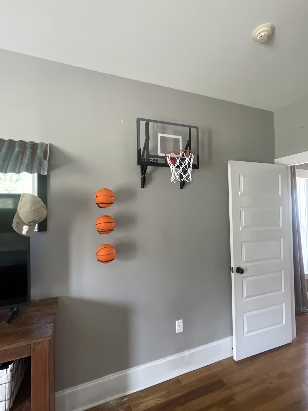 Franklin Sports Pro Hoops Adjustable Wall-Mounted Basketball Hoop - XL customer photo 1