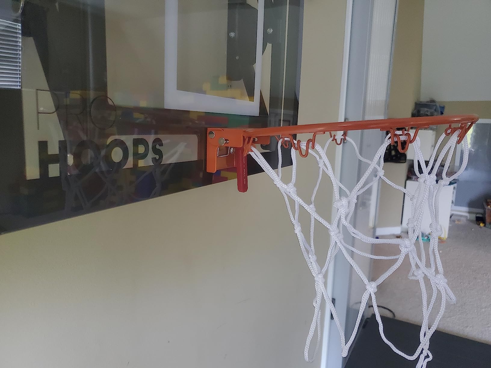 Franklin Sports Pro Hoops Adjustable Wall-Mounted Basketball Hoop - XL customer photo 2