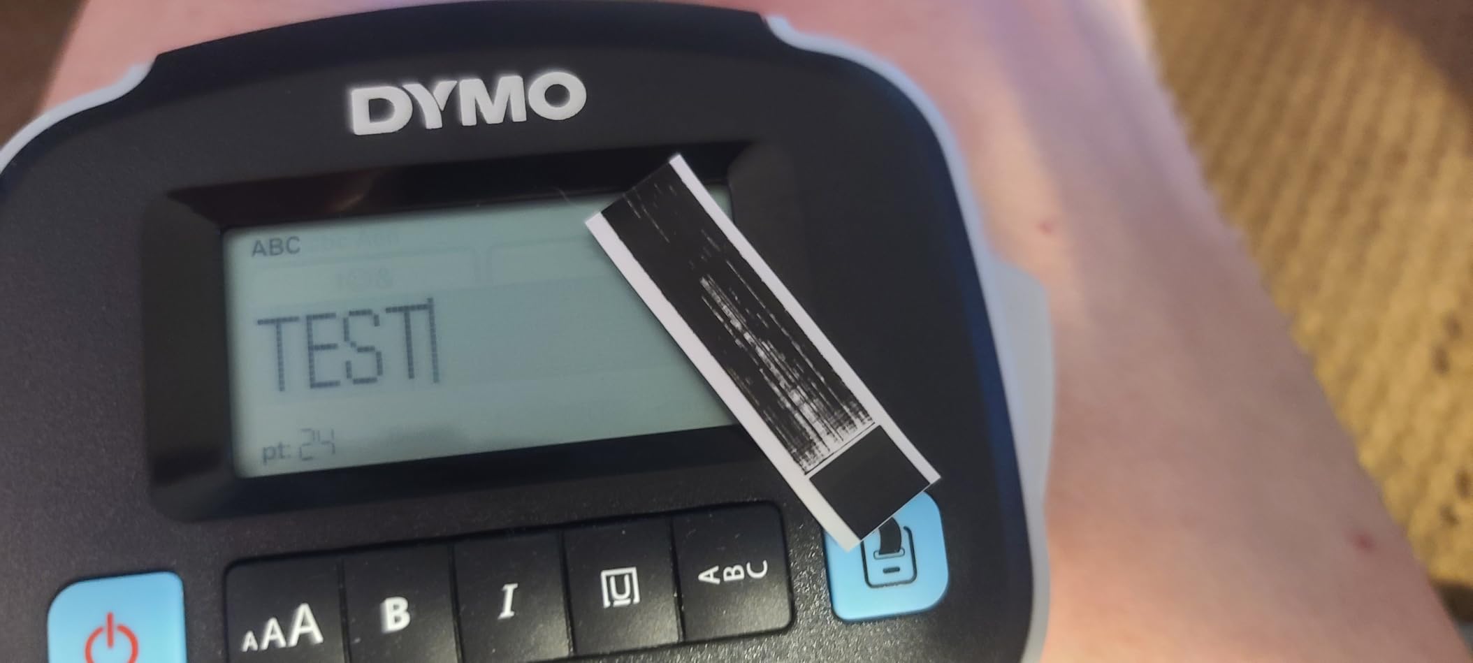 DYMO LabelManager 160 Label Maker Bundle with 3 D1 Label Cassettes, Portable Handheld, QWERTY Keyboard, One-Touch Smart Keys, Large Display, Home & Office Organization customer photo 2