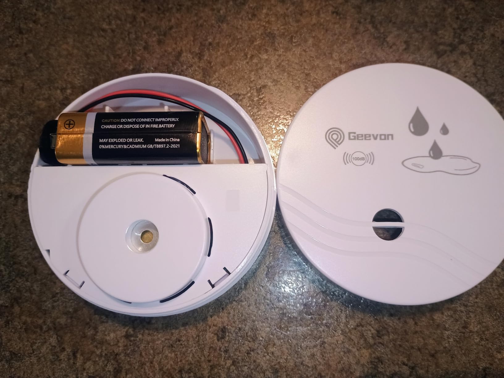 Geevon 2 Pack Water Leak Detectors,100dB Sensor Alarms for Home customer photo 1