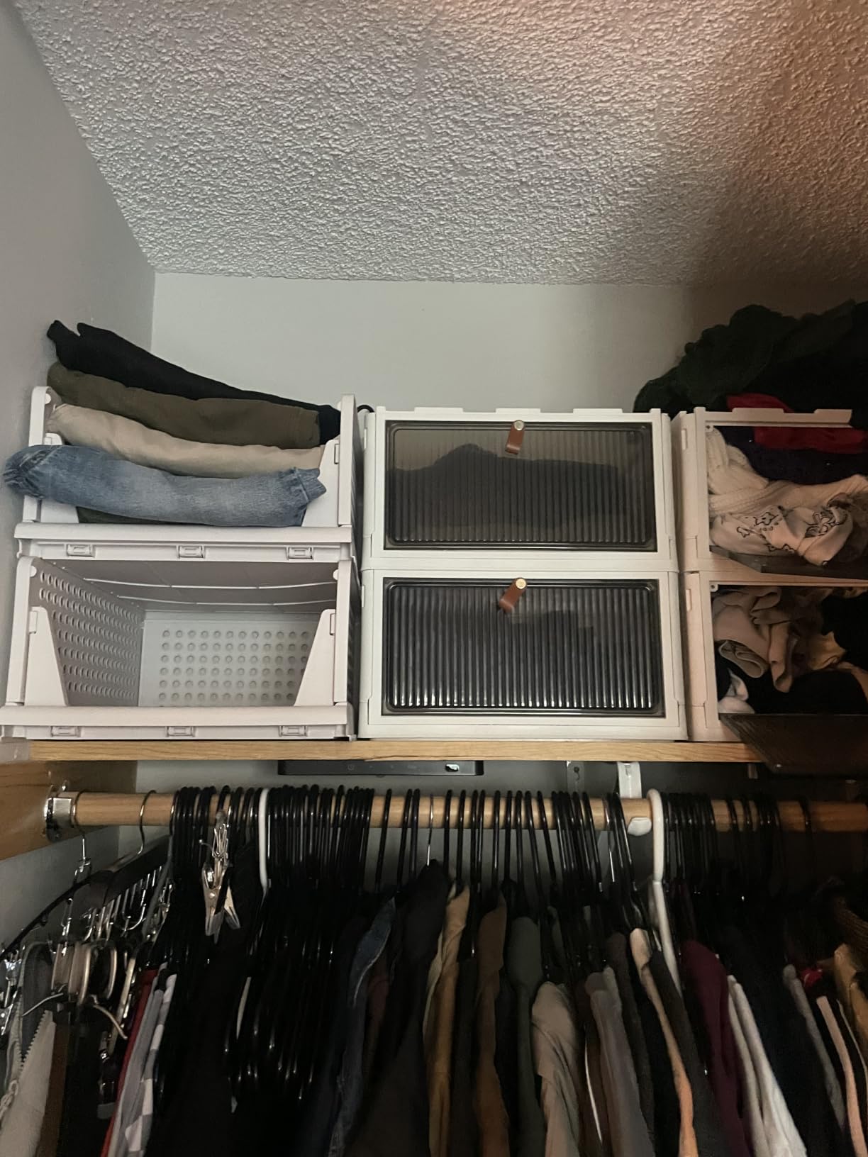 AWTATOS Closet Organizers and Storage, 6 Cube Storage Organizer, White customer photo 2