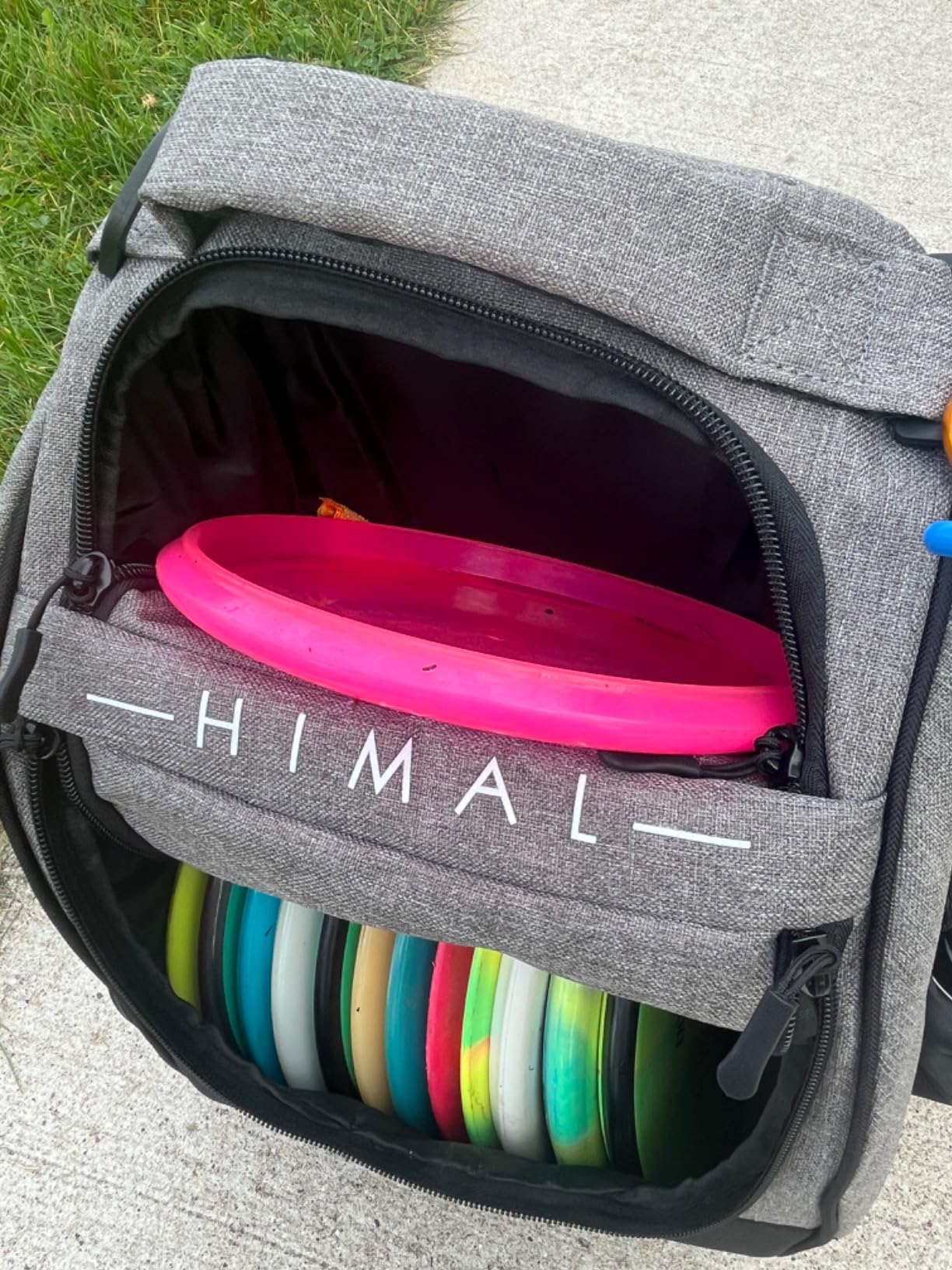 Himal Outdoors Disc Golf Bag, 22+ Discs Lightweight Backpack customer photo 2