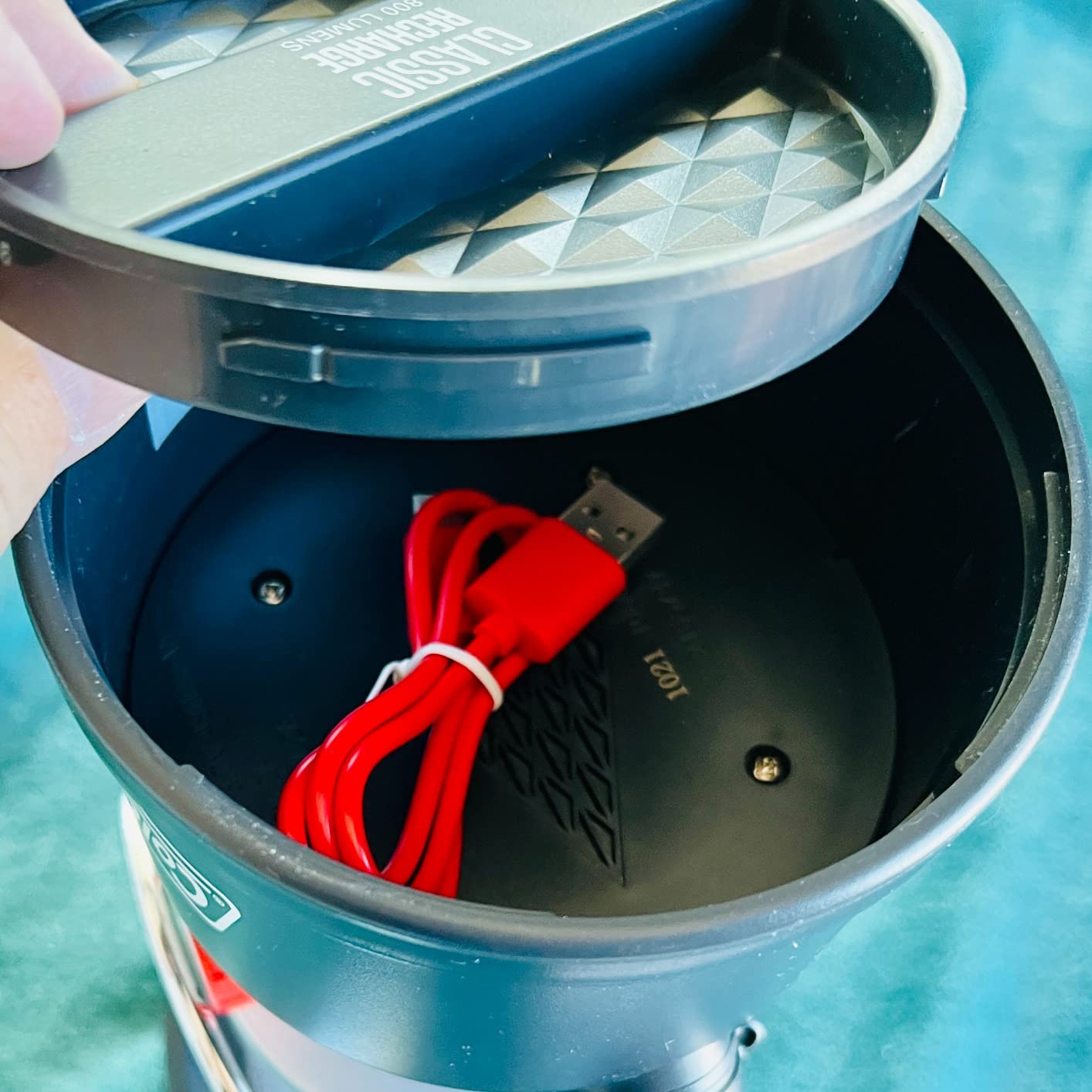 Coleman Classic Rechargeable LED Lantern, Impact & Water-Resistant Lantern with Carabiner Handle & Charging Ports, Great for Camping, Power Outage, Emergencies, & More customer photo 2