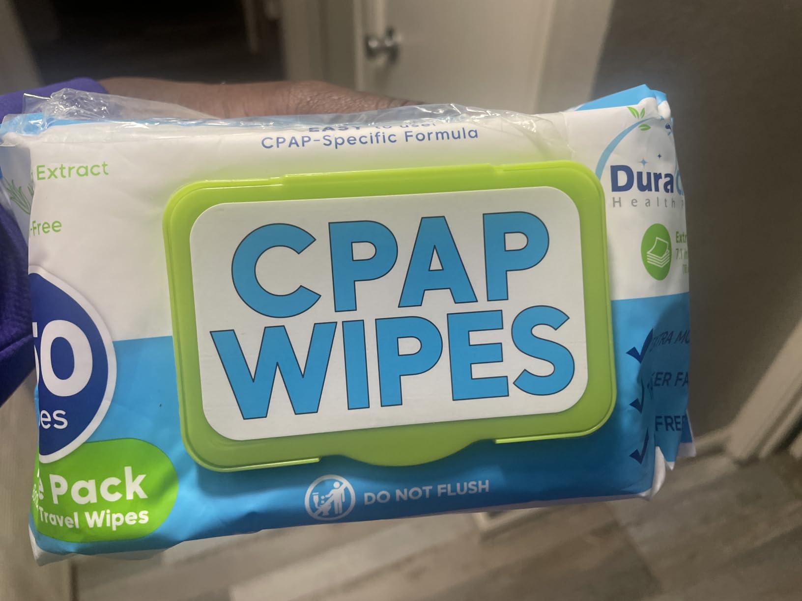 XL CPAP Mask Wipes - Unscented Cleaner Full Face & Nasal Masks - 150 Ct + 6 customer photo 1