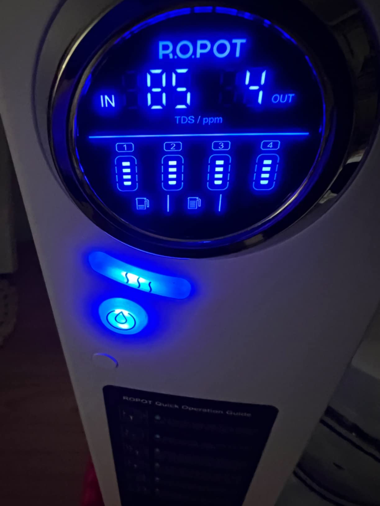 Bluevua RO100ROPOT Countertop Reverse Osmosis Water Filter System customer photo 1