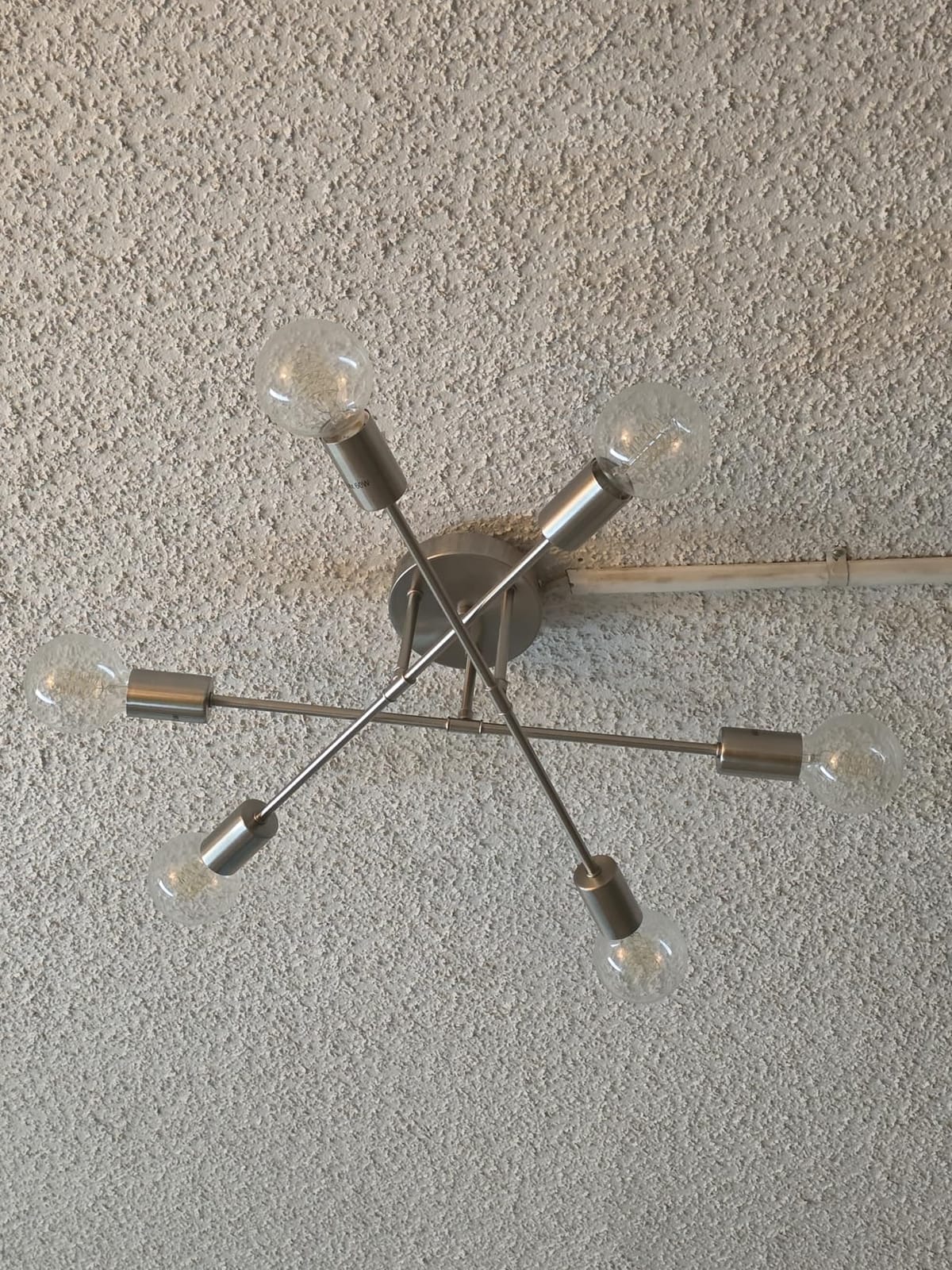 Bosceos Modern Sputnik Chandelier, 6-Light Ceiling Lights Fixture 22