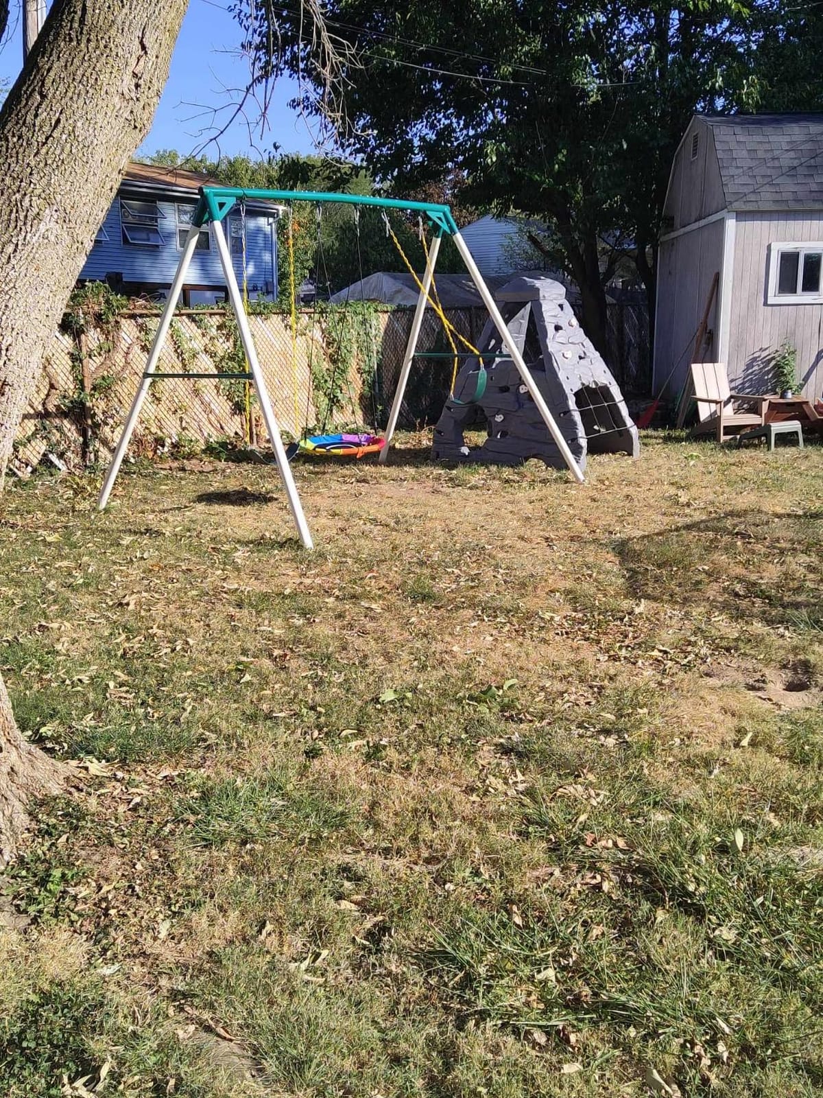 Hapfan 9.5ft Tall Swing Sets for Backyard for Big Kids & Adults (Patented) customer photo 1